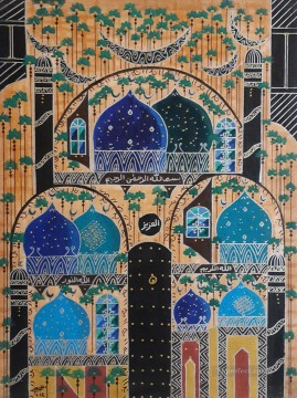 イスラム教 Painting - モスクの漫画イスラム教